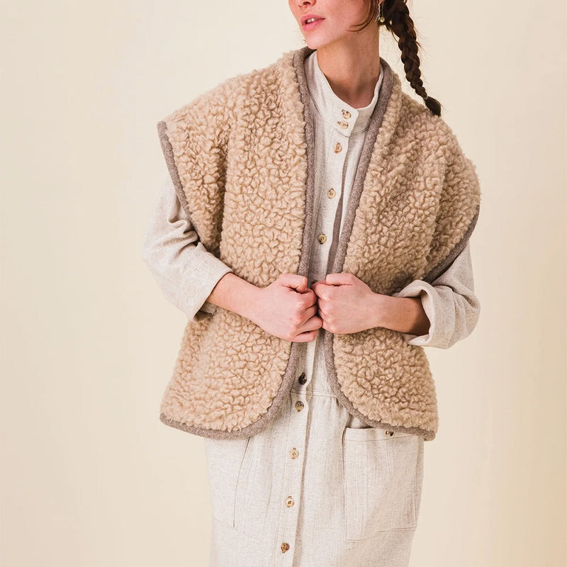 Sixsoeurs - Veste Reina - Beige
