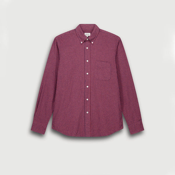 Hartford - Chemise Pitt Flanelle - Rouge et Bleu
