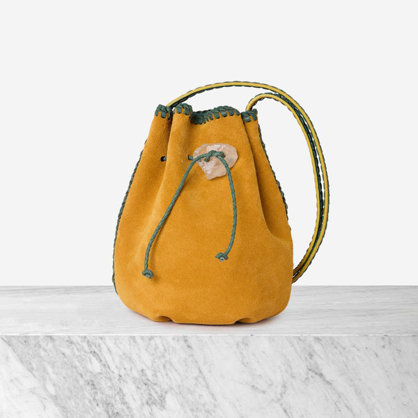 Iacobella - Sac Nirmala Suede - Ocre