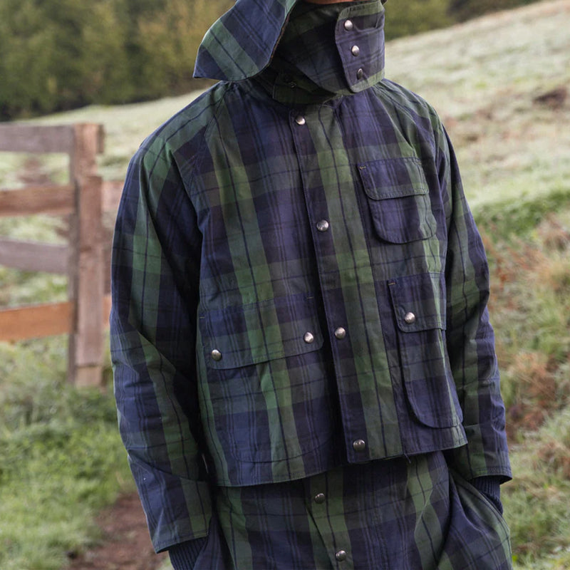 Brut - Veste The Checked Wax - Vert & Bleu