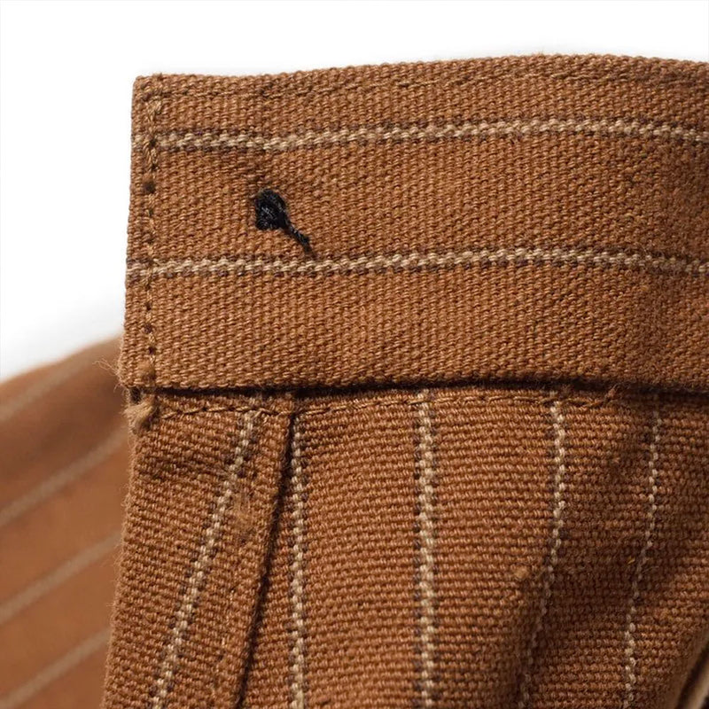 Warehouse & Co - Pantalon 1228 - Marron Rayures Canard
