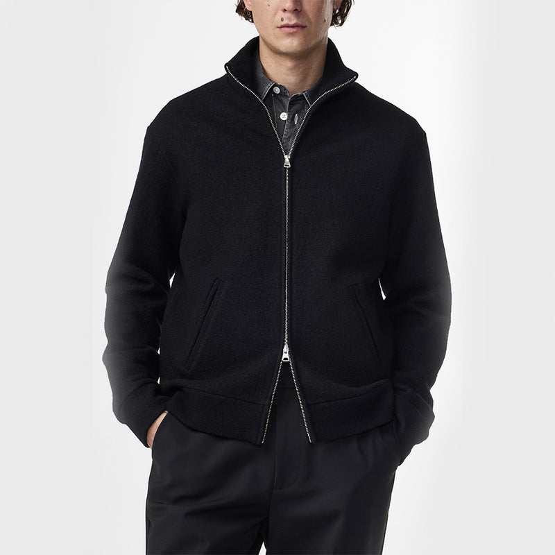 NN07 - Veste Boiled Full Zip - Noir