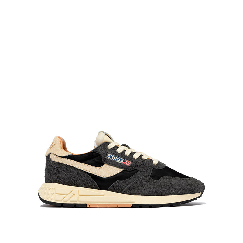 Autry - Baskets Reelwind Low Man Up04 - Noir Blanc Daim – Merci Paris