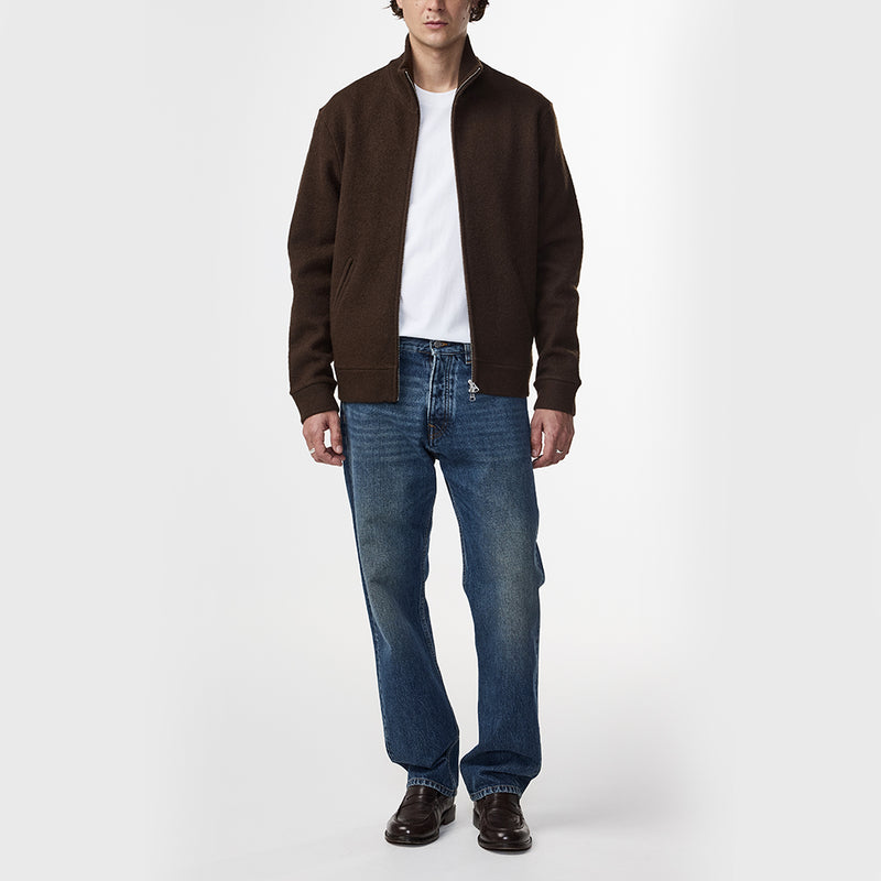 NN07 - Veste Boiled Full Zip - Demitasse