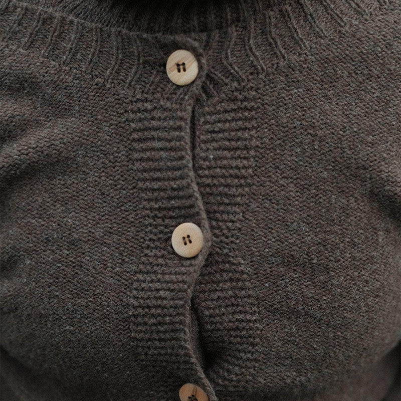Baserange - Cardigan Tier - Burel Brown