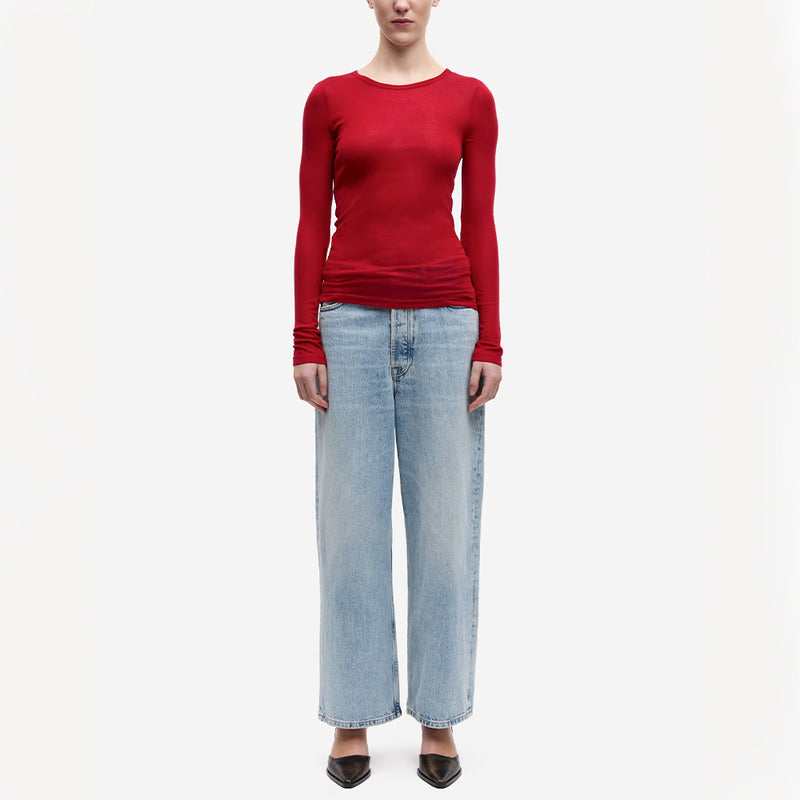 Samsoe Samsoe - T Shirt Sadou - Haute Red