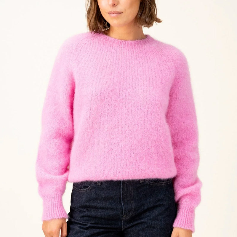 Tricots Jean Marc - Pull Anouch Col Rond - Rose