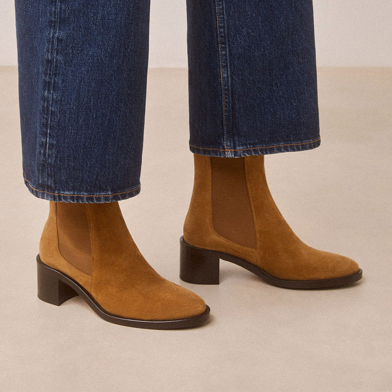 Rivecour - Bottines n°289 - Suède Ecorce