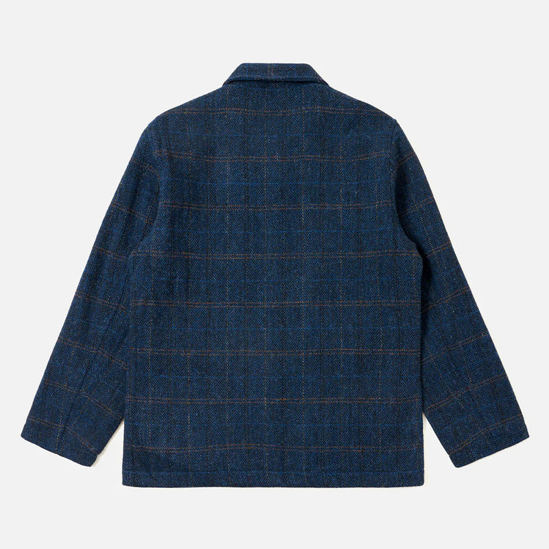 Universal Works - Veste Bakers Harris Tweed  - Marine