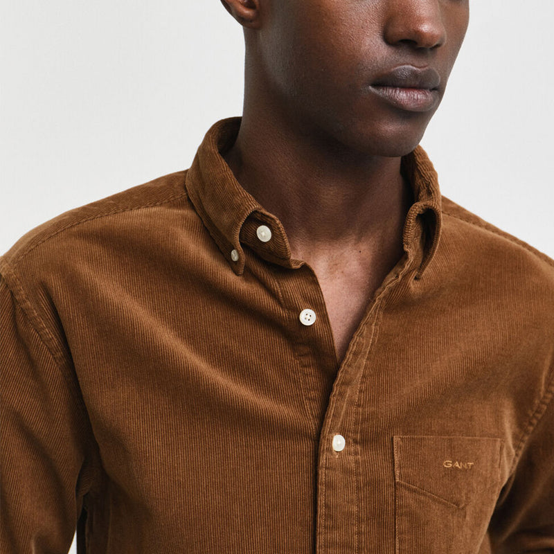 GANT - Chemise Velours - Cacao