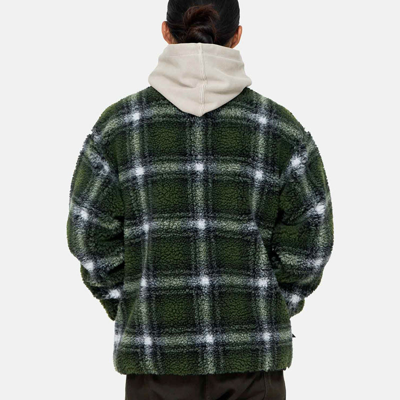 Gramicci - Veste Shadow Plaid Sherpa - Vert