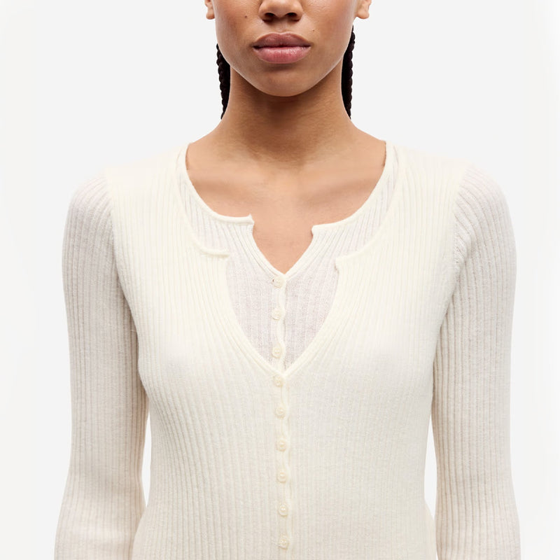 Samsoe Samsoe - Cardigan Sajose - Clear Cream