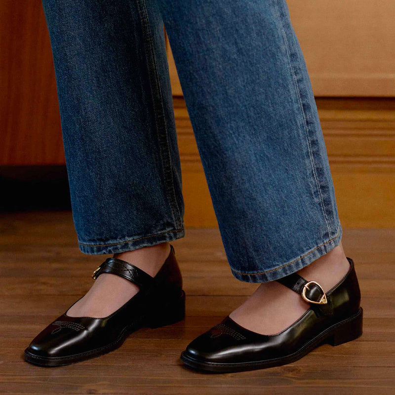 Socque - Ballerines Dolly - Noir