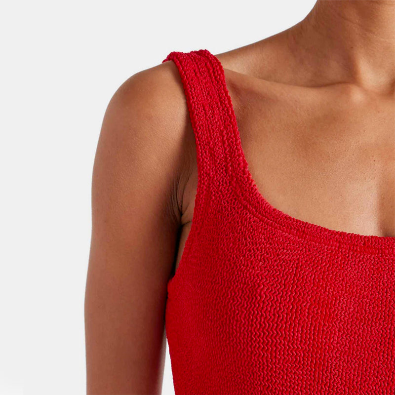 Hunza G - Maillot de bain Square Neck - Rouge