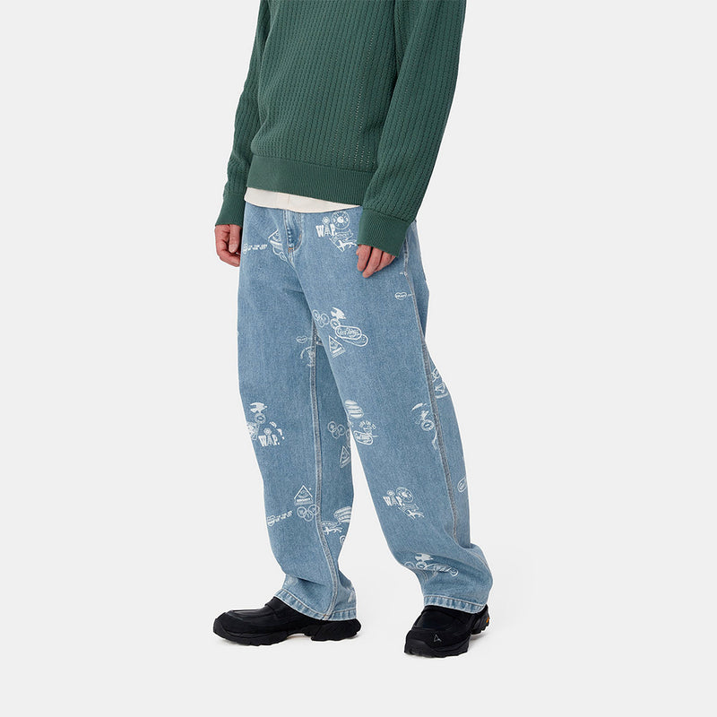 Carhartt WIP - Pantalon Stamp - Bleu