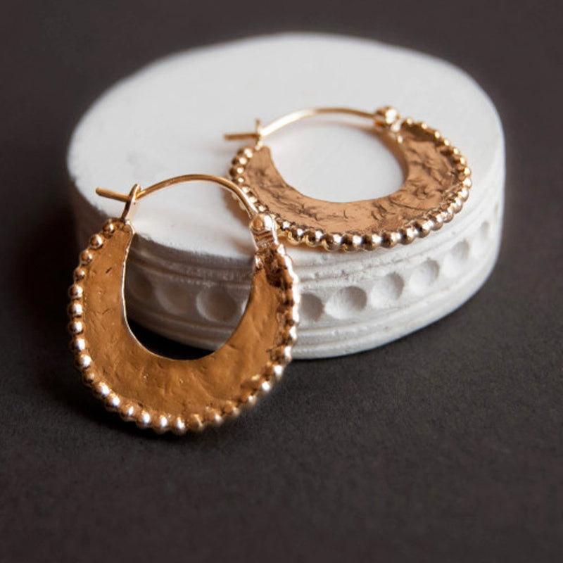 Alix D. Reynis - Boucles d'oreilles Moon - Doré