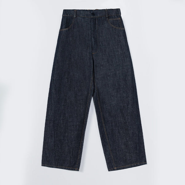 Cordera - Pantalon Droit - Indigo