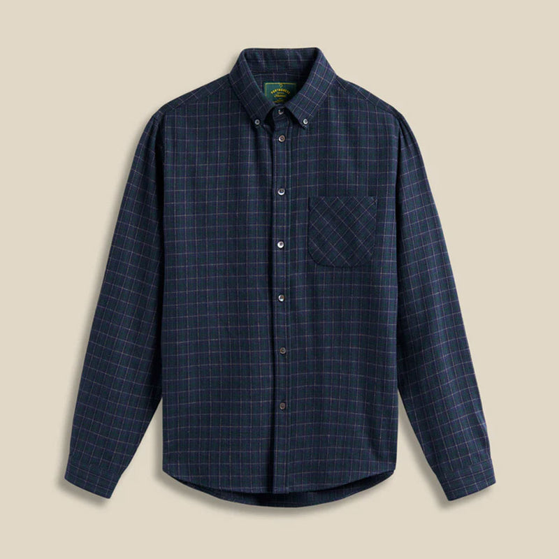 Portuguese Flannel - Chemise Minerva - Bleu