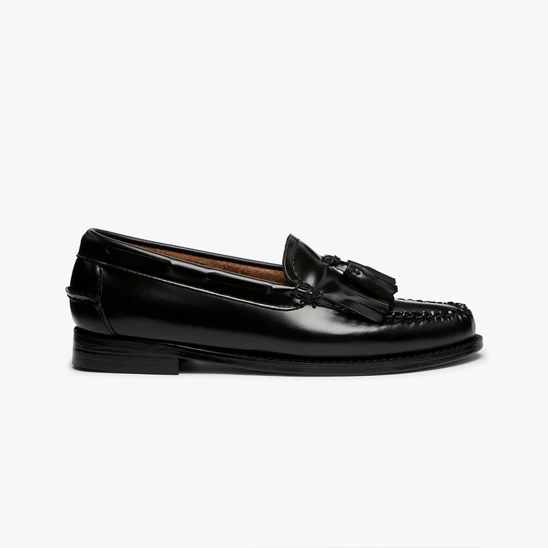 GH Bass - Mocassins Weejuns Esther Kiltie Tassel Loafers - Noir