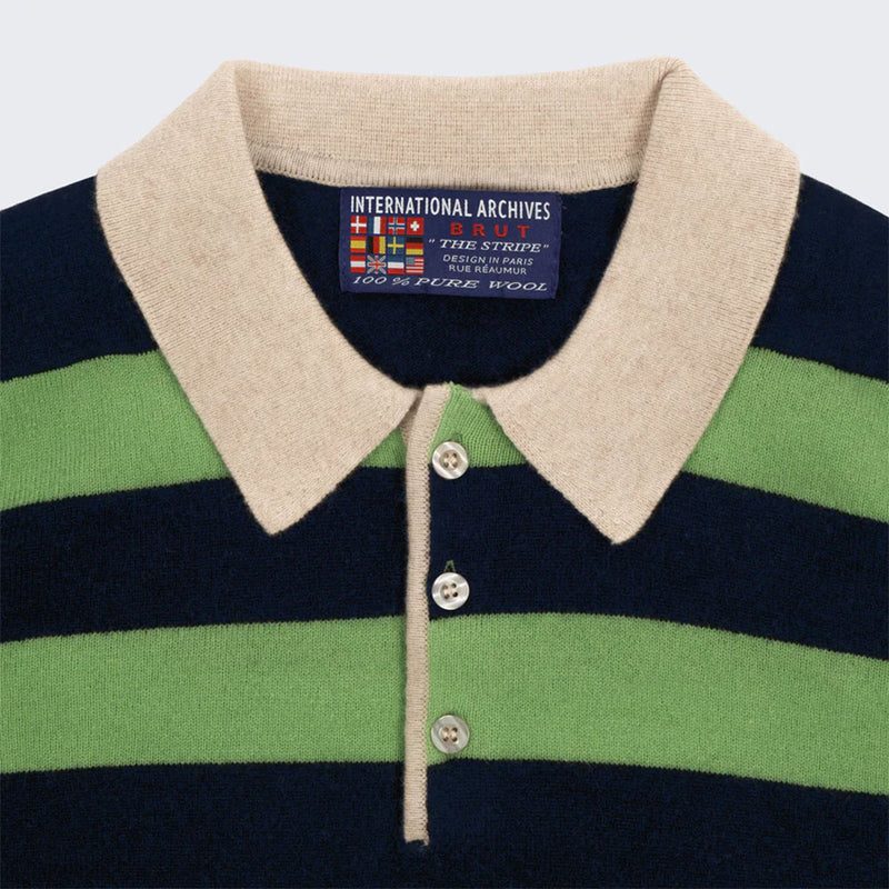 Brut - Polo The Stripe - Vert