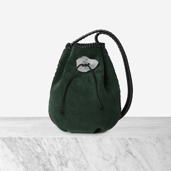 Iacobella - Sac Nirmala Suede - Vert
