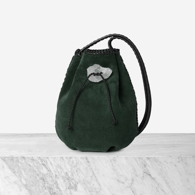 Iacobella - Sac Nirmala Suede - Vert