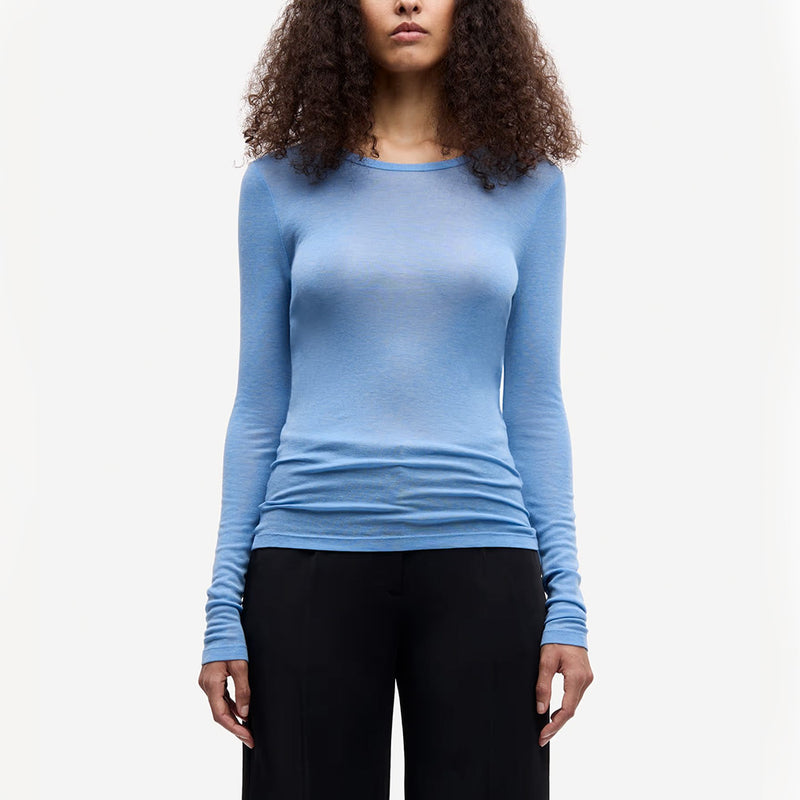 Samsoe Samsoe - T Shirt Sadou - Della Robbia Blue