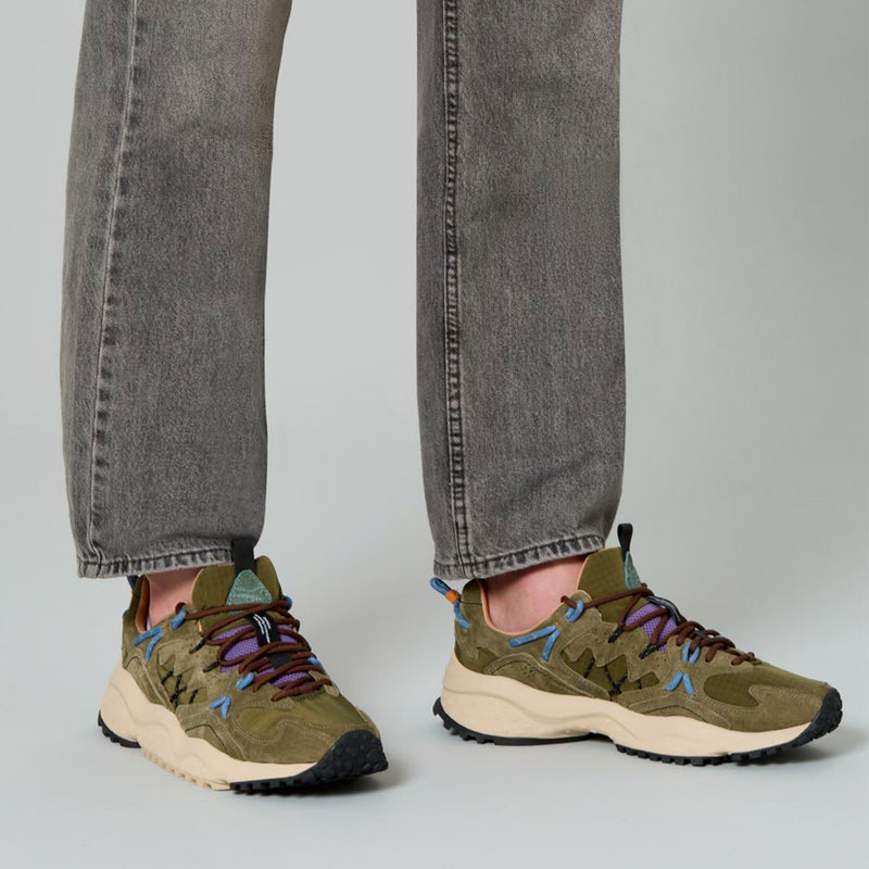 FLOWER MOUNTAIN - Baskets Yamabushi Uni Suede Nylon - Gris