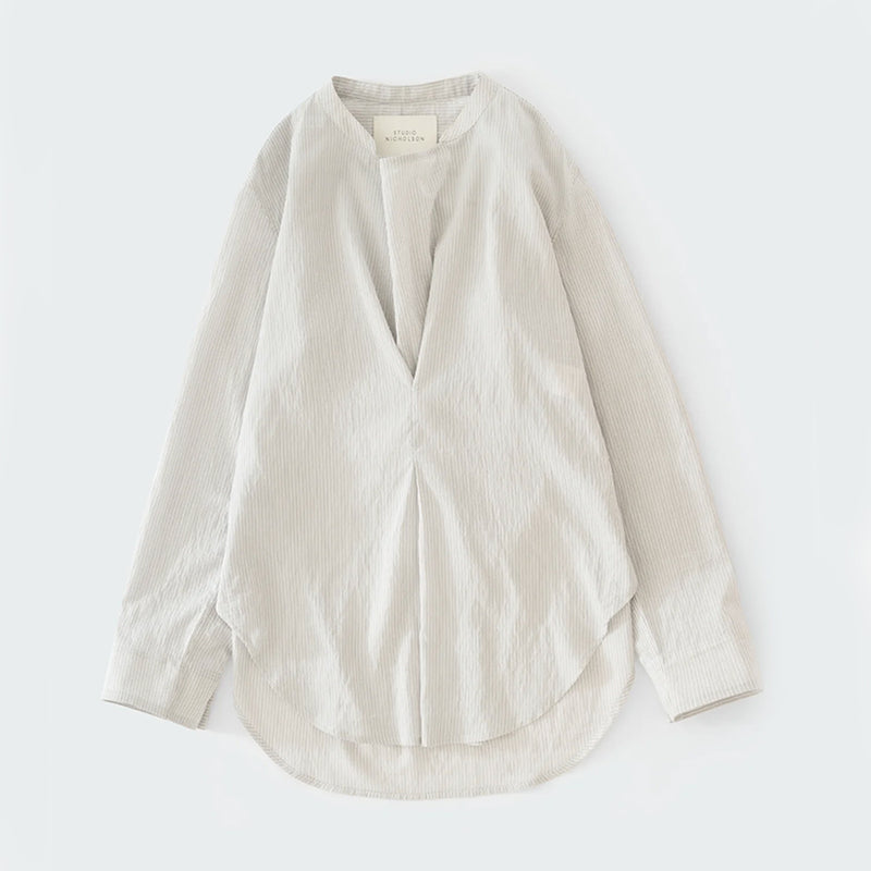 Studio Nicholson - Blouse Pampa - Craie