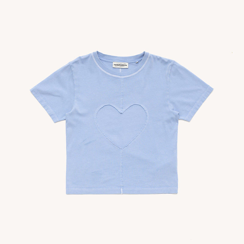 Carne Bollente - T-Shirt Stitch Of Love - Bleu