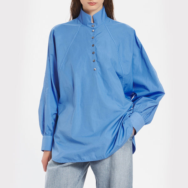 Barena - Chemise Cristal Bagio - Bleu Fiordaliso