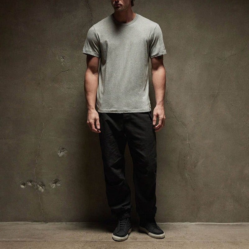 James Perse - T-Shirt S/S Crew Neck - Gris