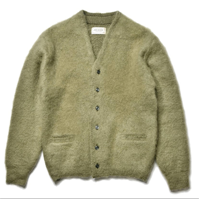 The real McCoys - Cardigan Mohair - Menthe