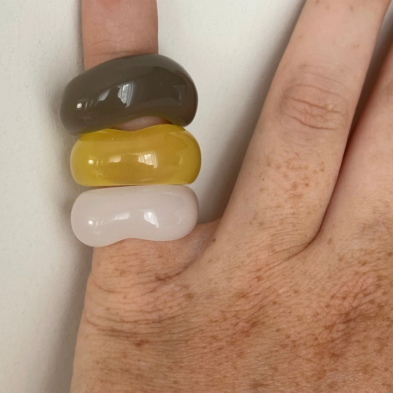 Labro - Bague Lido Petite - Blanc