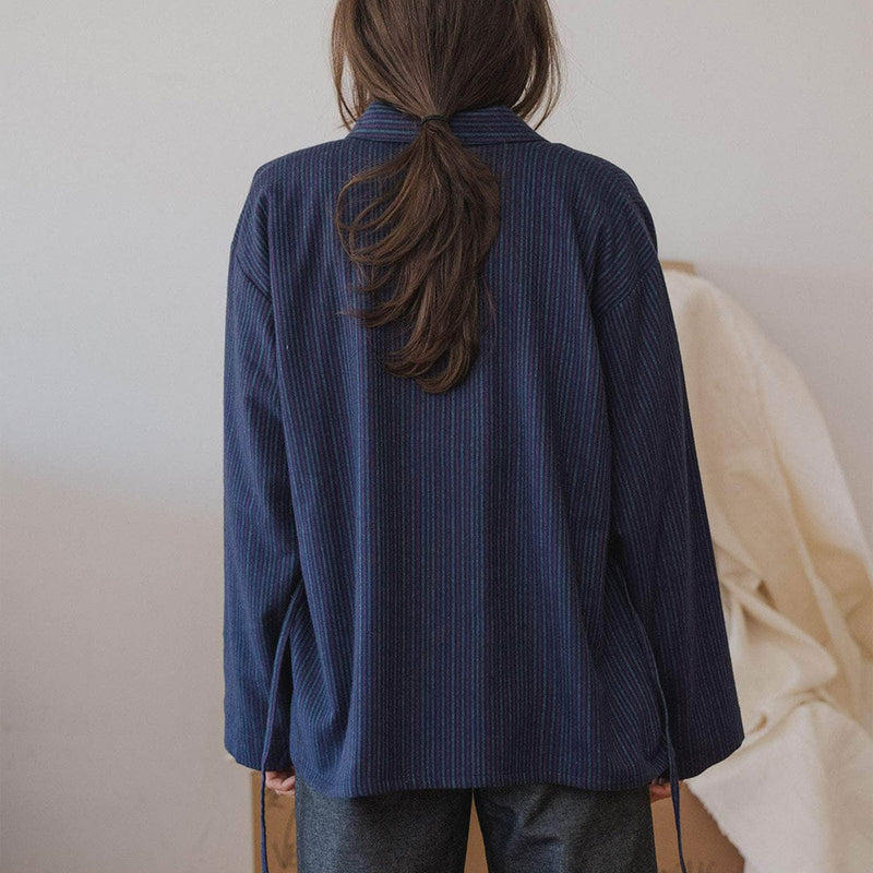 Baserange - Chemise Limber - Purple Stripe