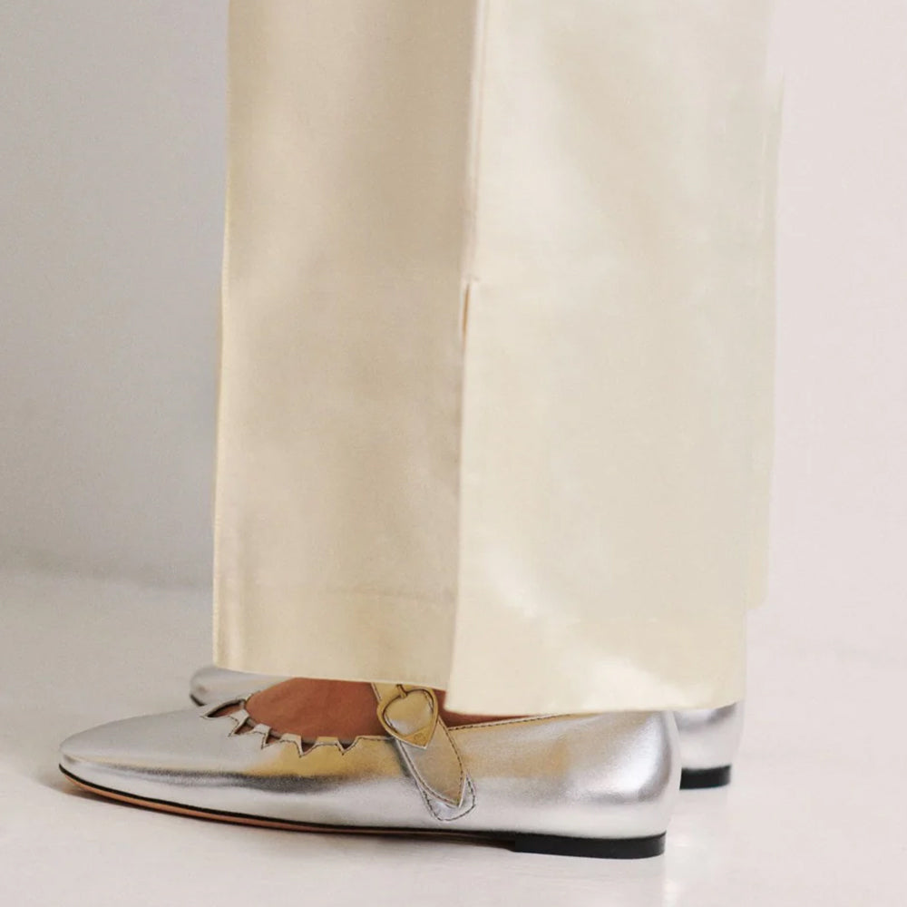 Socque Ballerine Ginger Argent – Merci Paris
