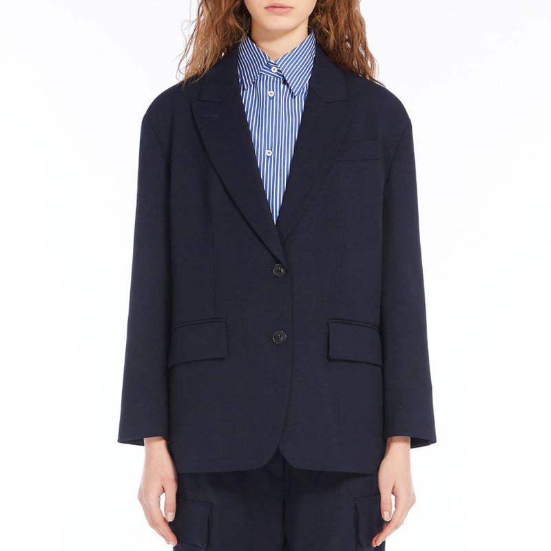 Weekend Max Mara - Veste Quadro - Bleu