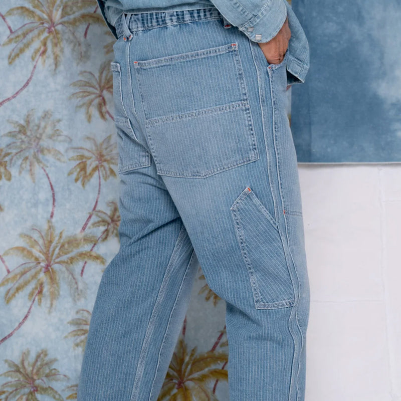 Dr Collectors - Pantalon Carpenteur - Bleu Indigo