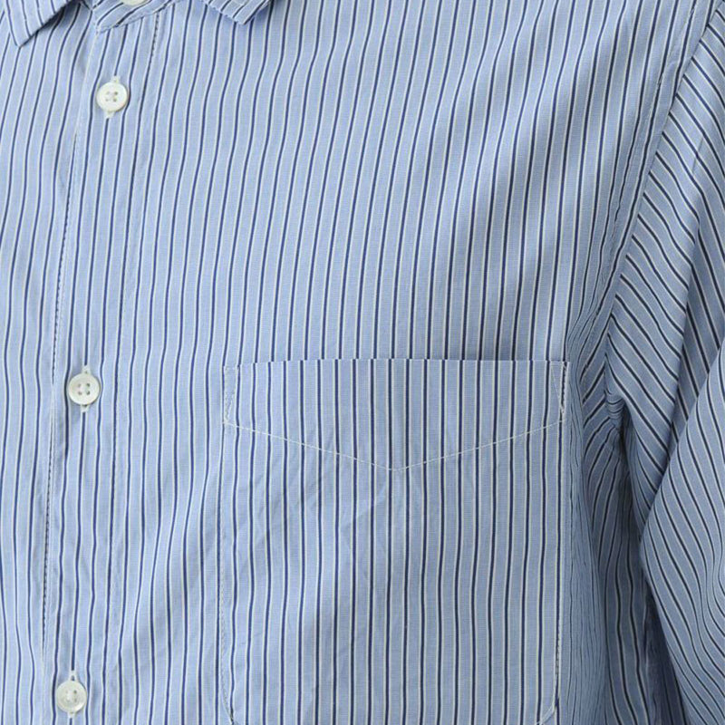 Sage de Cret - Chemise Rayée Thomas - Bleu
