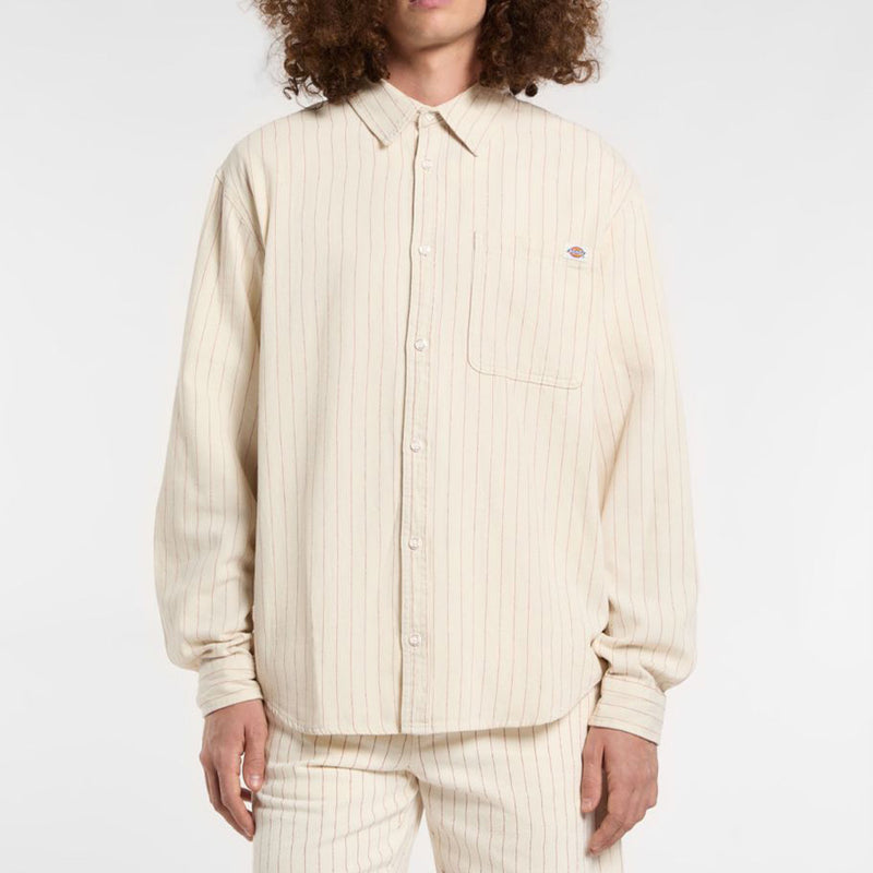 Dickies - Chemise Service Stripe - Ecru