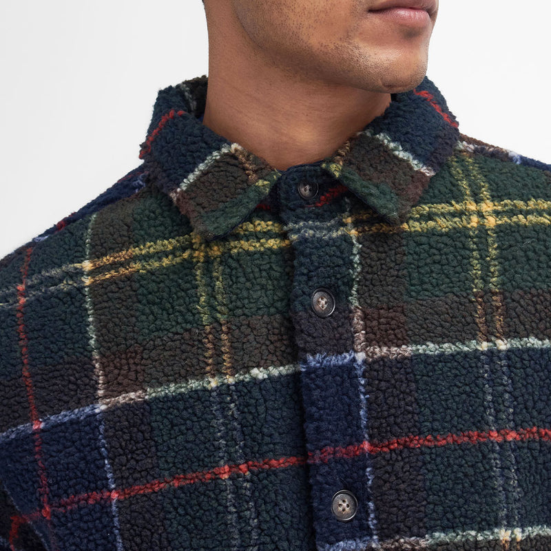 Barbour - Veste Bryson Tartan - Bleu