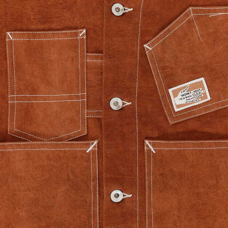 Story MFG - Veste Station - Marron Wonky Wear