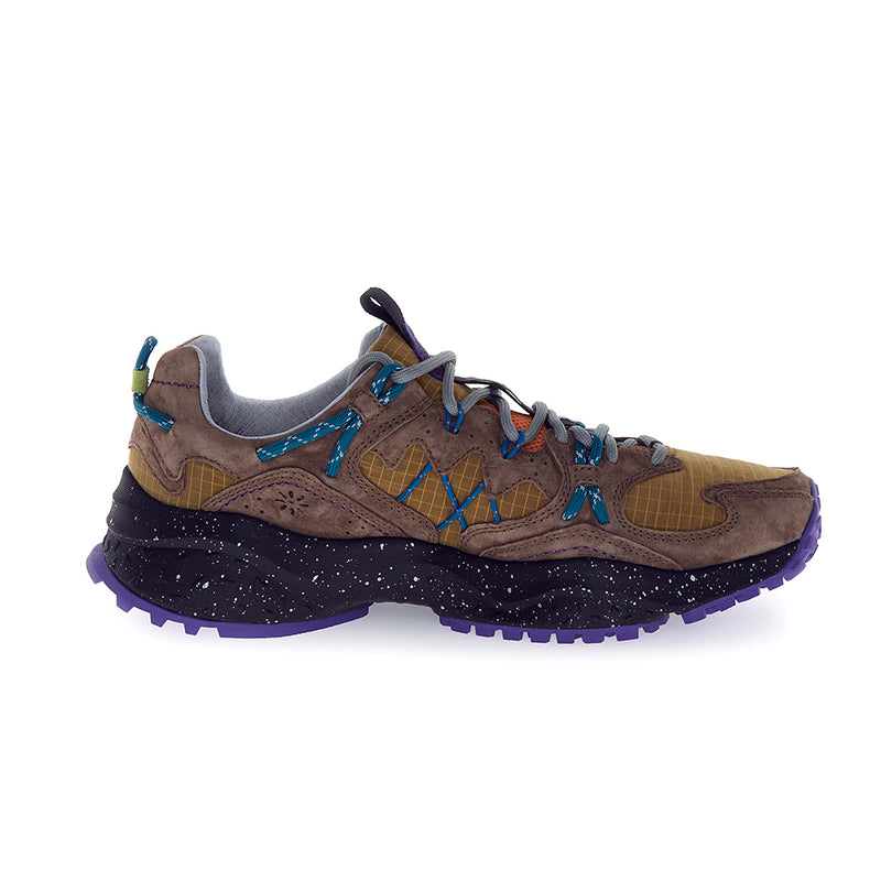 Flower Mountain - Baskets Yamabushi Uni Suede Nylon - Gris foncé