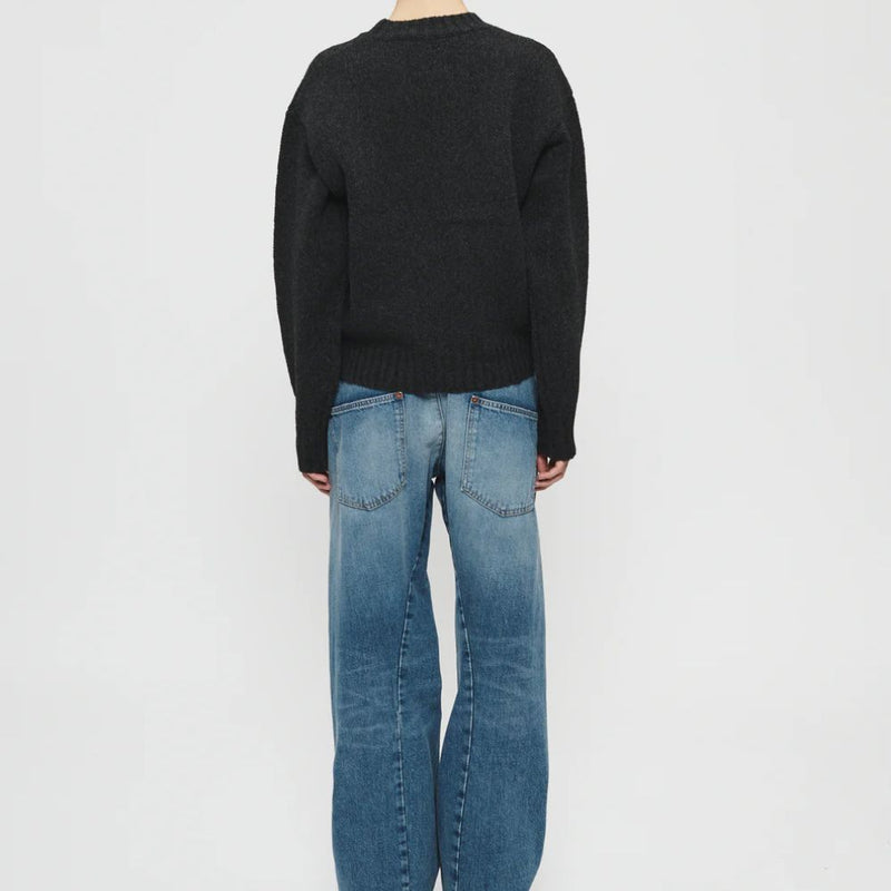 6397 - Pull col rond haut - Natural