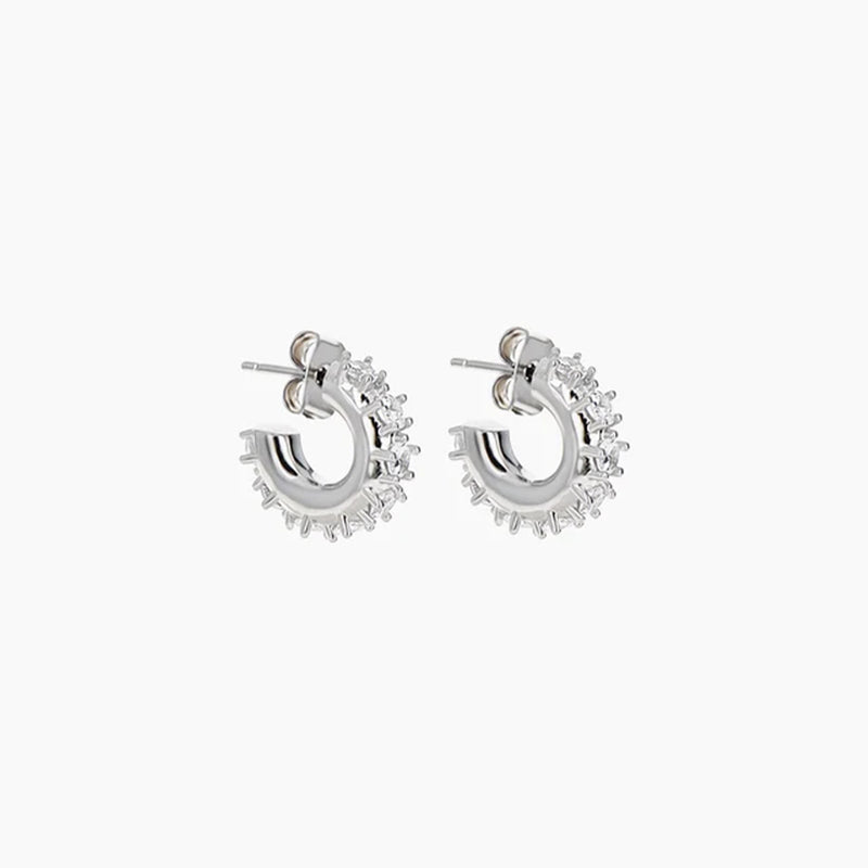 Justine Clenquet - Boucles d'oreilles Ricci S - Palladium