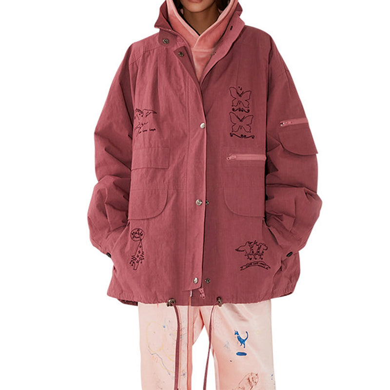 Halfway Native - Veste Wish Tree - Bordeau