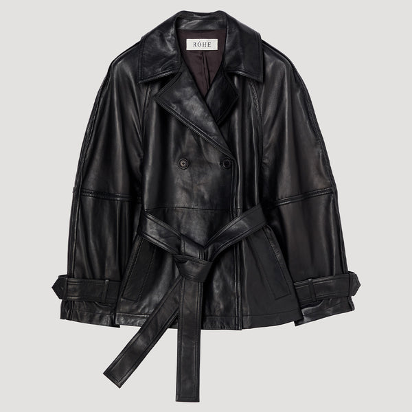Rohe - Veste Sculpturale - Noir