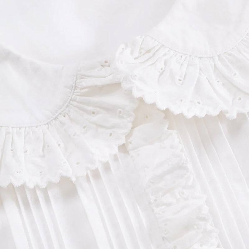 Skall Studio - Blouse Viola - Blanc Optic