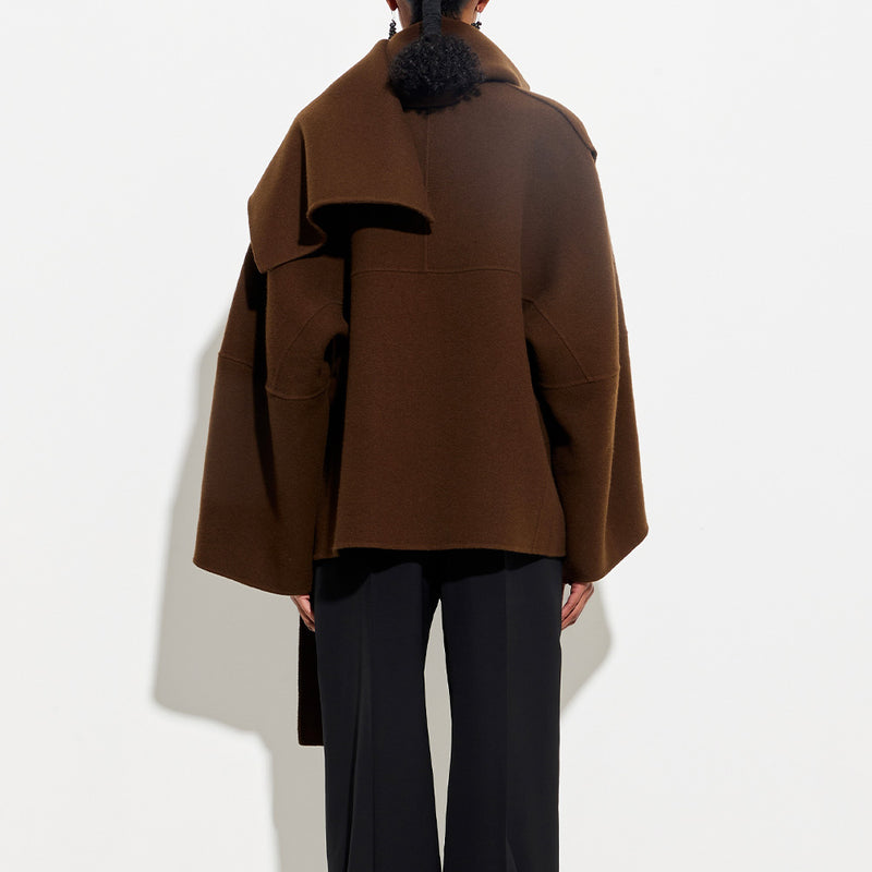 Christian Wijnants - Manteau Juwano - Châtaigne