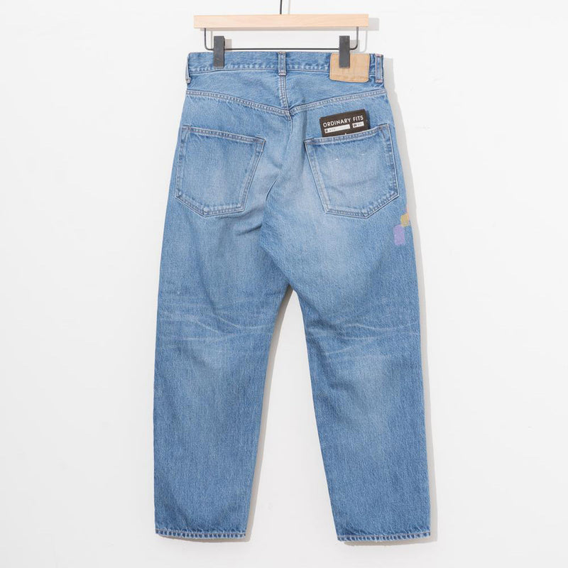 Ordinary Fits - Jeans Loose Ankle Denim - Used Blue